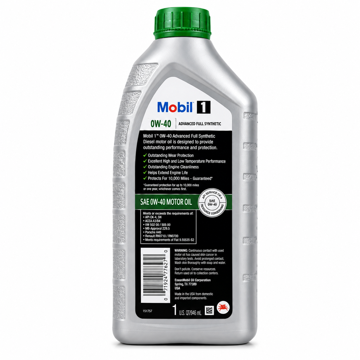 Mobil 1 0W-40 FS photo 3