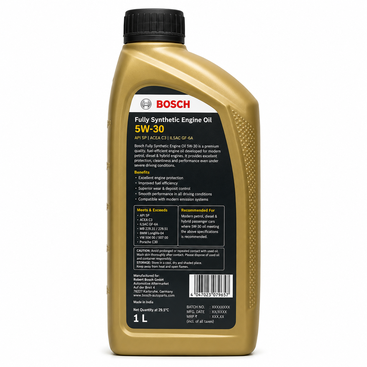 Bosch Fully Synthetic Engine Oil 5W-30 photo 2